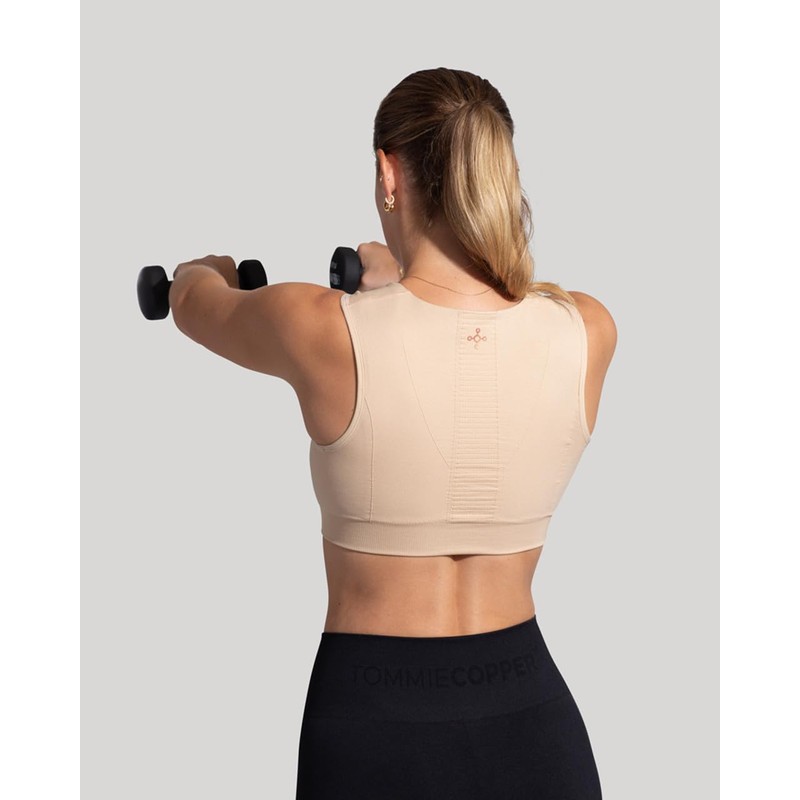 Tommie Copper Seamless Compression Bra with Back Support - Wireless,