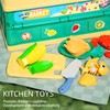 38 Pcs Play Food Sets for Kids Kitchen,Pretend Toy Foods