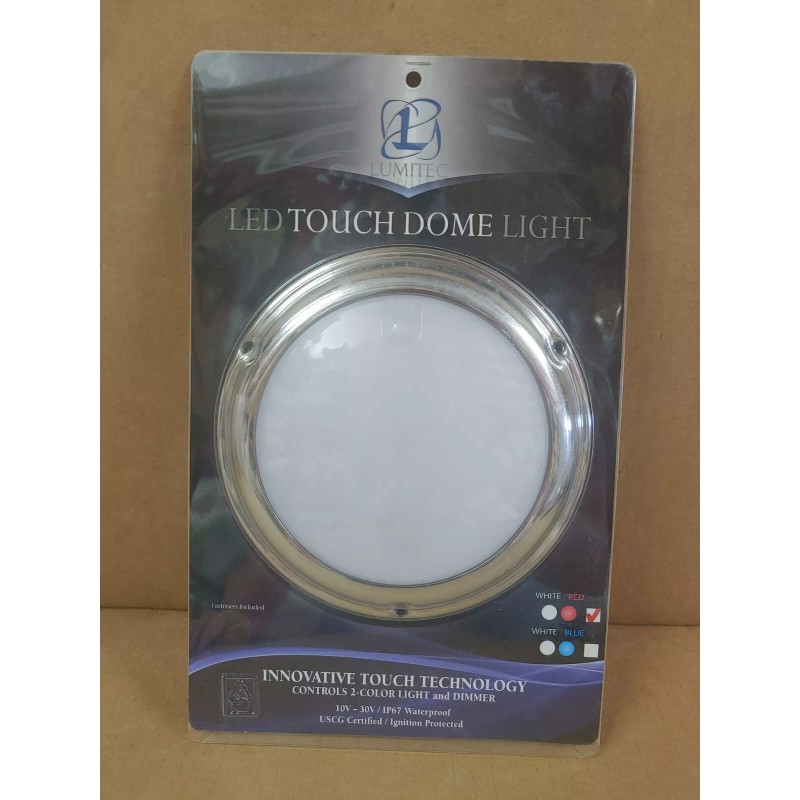 GRADY WHITE *OEM* LED TOUCH DOME LIGHT WHITE/RED #13-047 LUMITEC