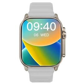 2024 Nuevo Hello Watch 3  Smartwatch 49mm AMOLED NFC Brújula Reloj Bluetooth Llamada Deportes Reloj Inteligente Hombres Mujeres (gris)                
