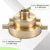 SpringSpray 1-1/2" NST (NH) Female x 3/4" GHT Male Brass