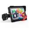 Wireless Motorcycle Apple Carplay,7 Inch Portable Motor GPS Navigation with