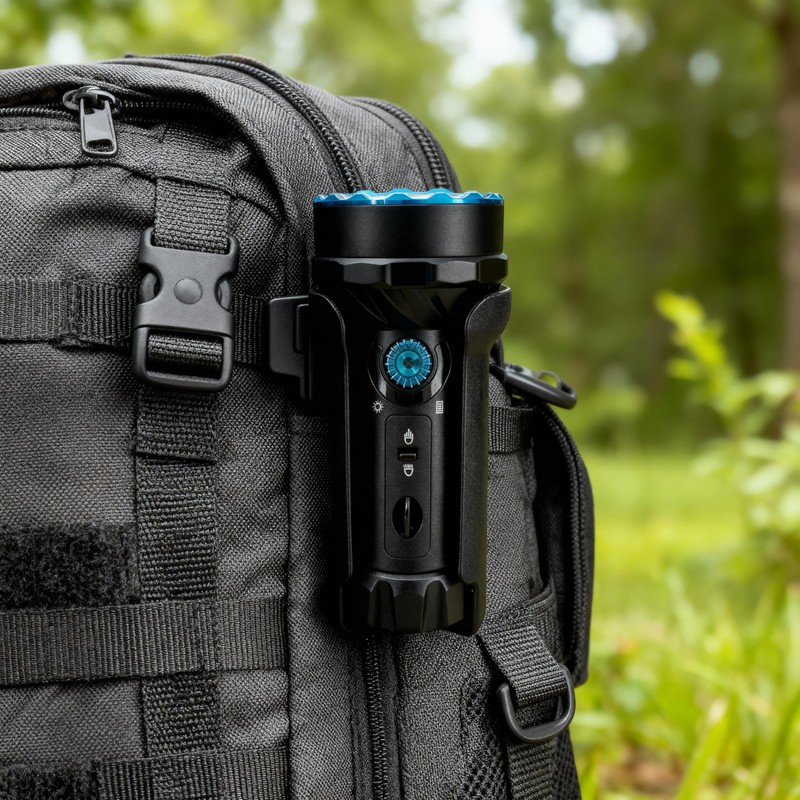 HoldMyGear Belt Clip Flashlight Holder – Compatible with Olight Marauder