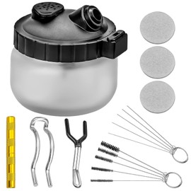Airbrush Cleaning Set, 1 Airbrush Cleaning Container, Airbrush Complete Cleaning Set, Cleaning Pot, Professional Air Brush, Airbrush Complete Cleaning Set with Holder