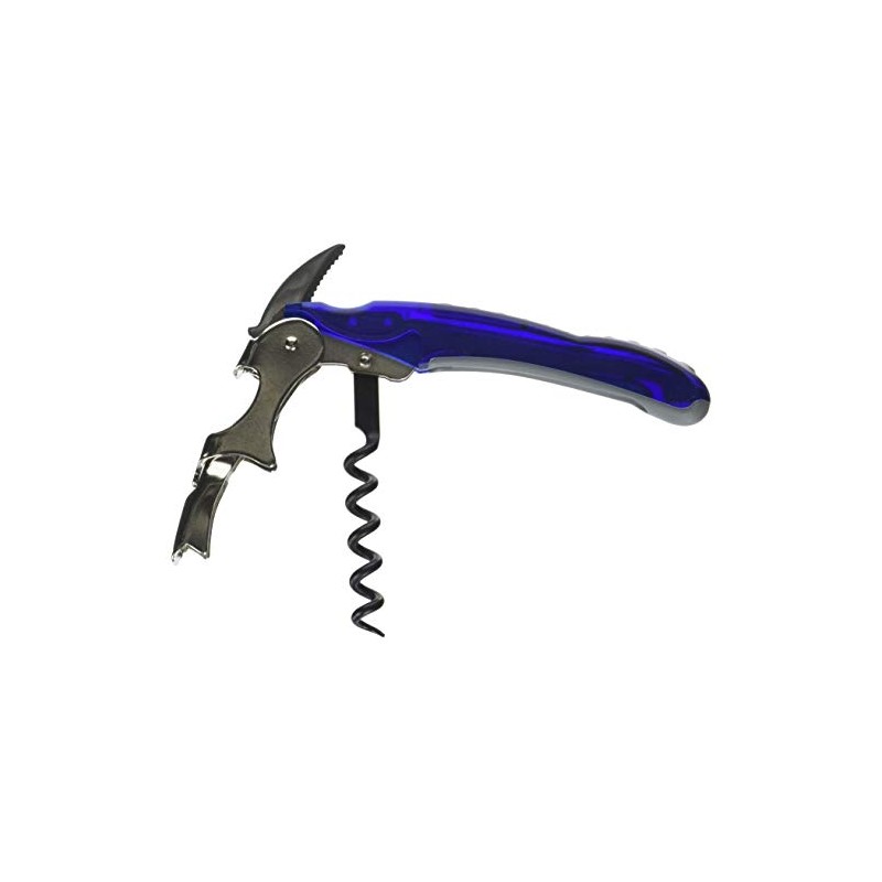 Franmara 3161-BU Nonstick Spiral Translucent Double Power Two-Step Waiter Corkscrew