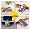 YJTREMFYXAdjustable Wooden pet ramp, Dog Climbing Ladder with Anti Slip