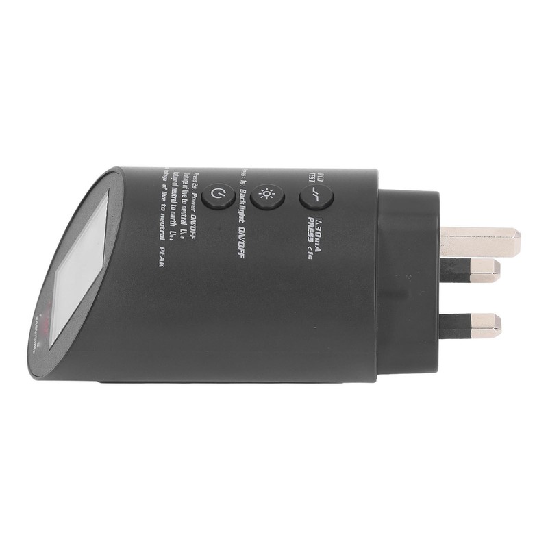 Outlet Tester Digital Display 3 Prong Electrical Receptacle Detector Socket