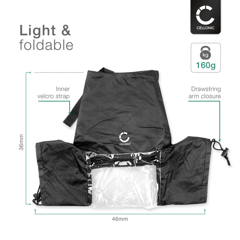 CELLONIC® Camera Rain Cover Compatible for Canon, Sony, Olympus, Nikon,