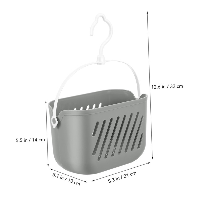 Angoily Hanging Shower Caddy Plastic Hanging Shower Caddy Basket Portable