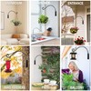Lifyzoon Heavy Duty Plant Hanger Bracket - Outdoor Hand-Forged Hanging