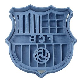 Cuticuter Football Barcelona Cookie Cutter, Blue, 8 x 7 x 1.5 cm