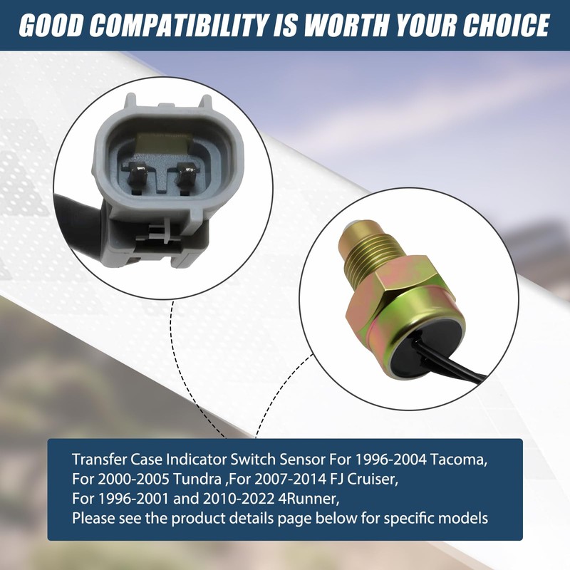 Transfer Case Indicator Switch Sensor Compatible with Toyota 1996-2004 Tacoma,