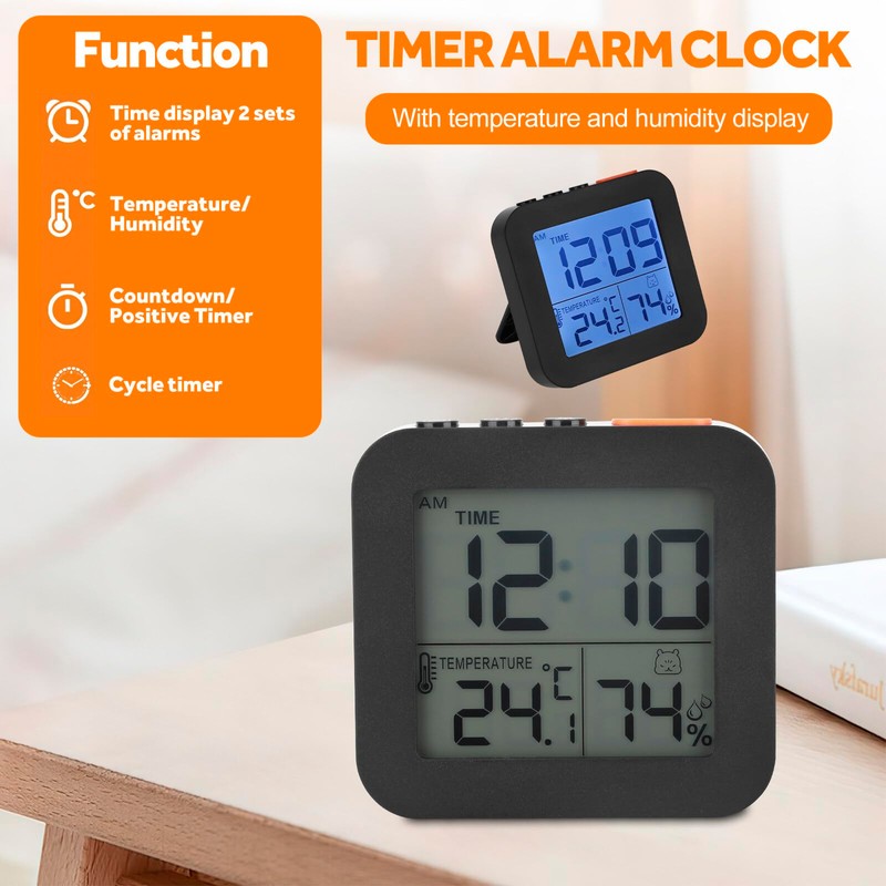 Kinberry Digital Shower Clock with Large LED Clear Display,Bathroom Clock