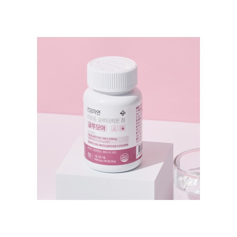 Geongang Jayeon Liposome Glutathione Glumoa 60 Tablets 1 Pack /