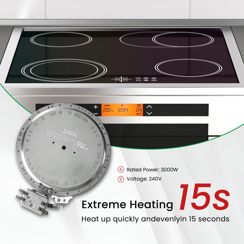 WB30T10145 5.5in Range Radiant Element Compatible with GE Hotpoint Whirlpool