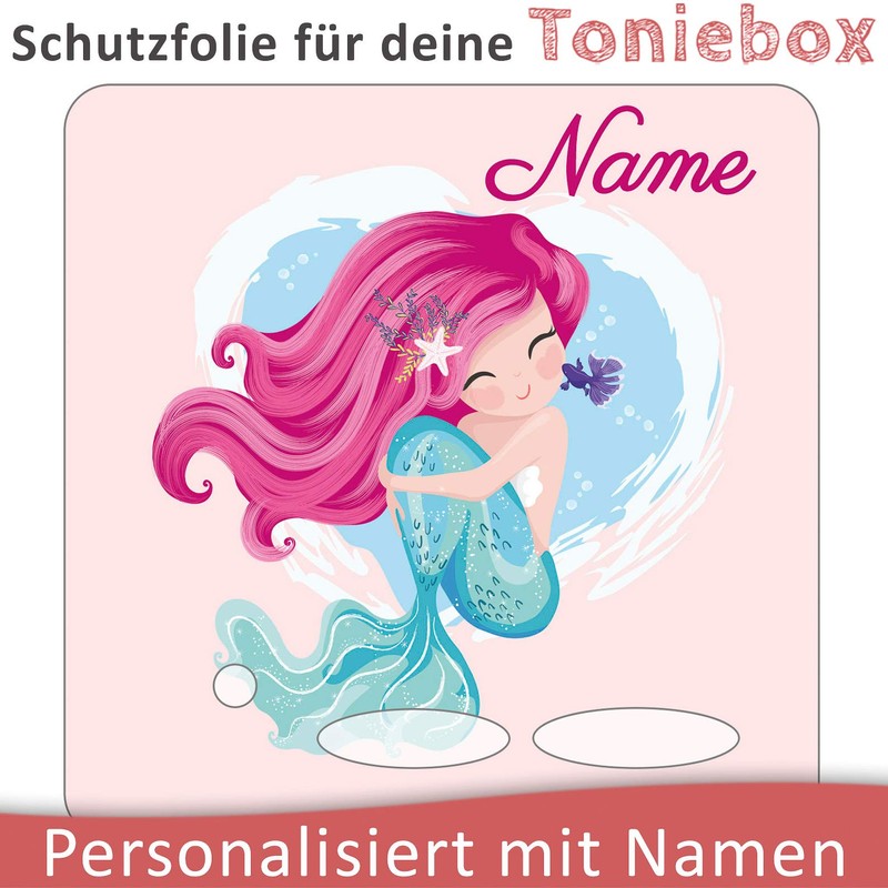 Coverlounge® Protective film suitable for the Toniebox with name, Little