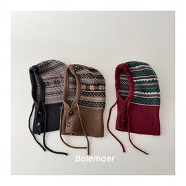 Imported Kids' Balaclava: All-in-One Hat and Scarf with Ear Coverage for Fall/Winter Trend lf2470 One Size / Kids Black 3ea