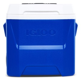 Igloo 16QT Laguna Wheeled Cooler, Insulated Ice Chest, Blue New