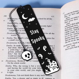 Dark Romance Bookmark, Wicked Bookmark, Goth Gifts, Wicked Merch Spooky Bookmark for Women Men, Spooky Gifts for Her Him Christmas Bookmarks for Women Men Booktok Accessories Horror Bookmark