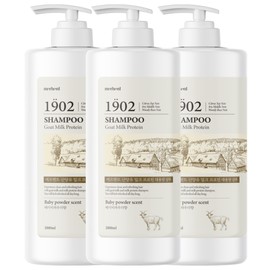 Märgent Goat Milk Protein Shampoo 2000ml / 메르헨트 산양유 우유 단백질 샴푸 2000ml X 3개 대용량 약산성 청소년 사춘기 미용실 정수리냄새 밀크 프로틴 - 산양유 우유 단백질 샴푸 2L X 3개