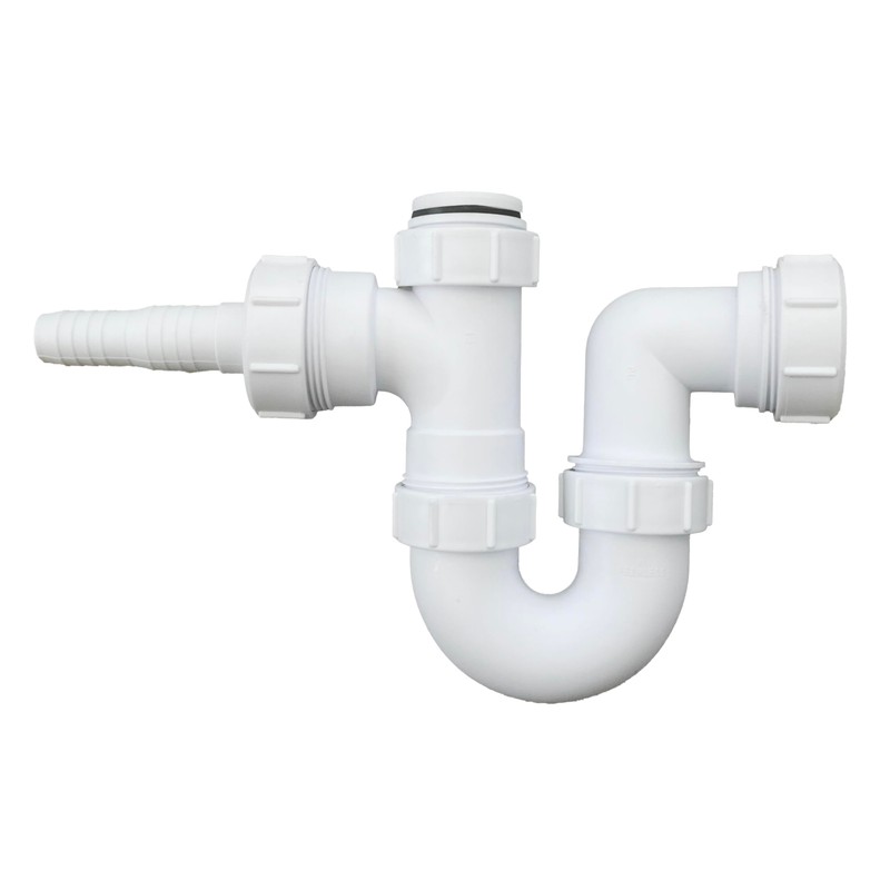 Multi-fit Sink Swivel P Trap with a Horizontal Nozzle 40mm