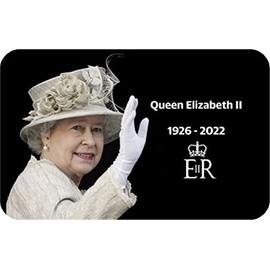 HM Queen Elizabeth II 1926-2022 Royal Rectangle Fridge Magnet Fantastic Souvenir, Multicolor, Rectangle = 7.5cm x 5cm