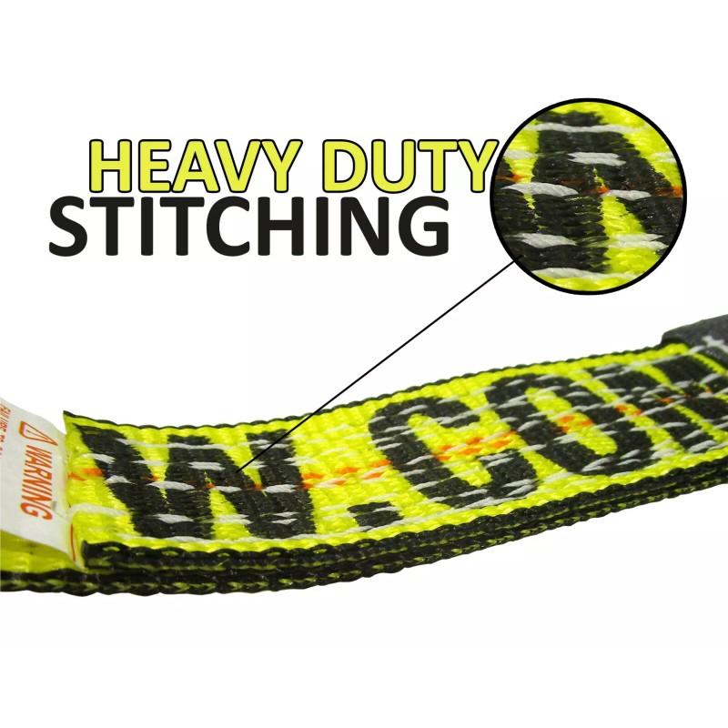 RuggedTow Reinforced Tie Down Lasso Strap 2" x 8 FT