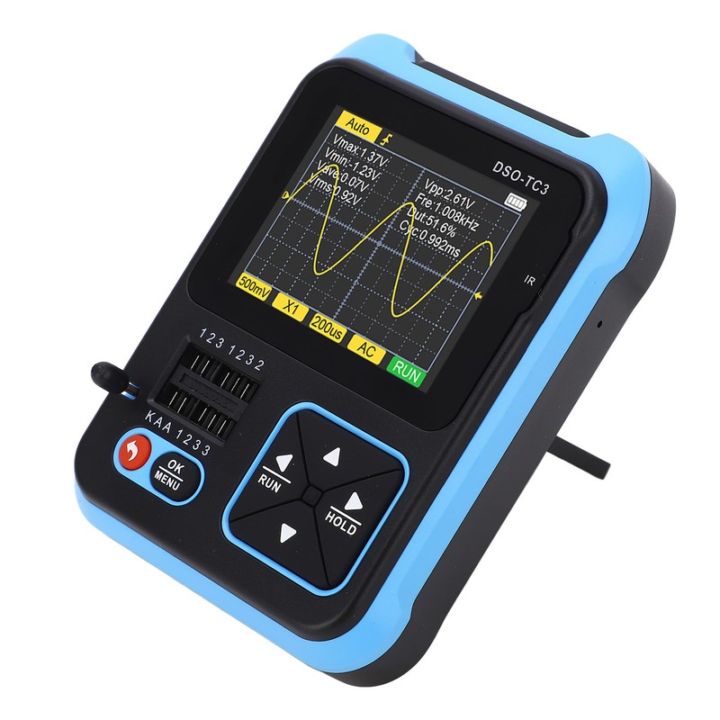 Handheld Portable Digital Oscilloscope Transistor Checker Tester Inductance Capacitance Resistance