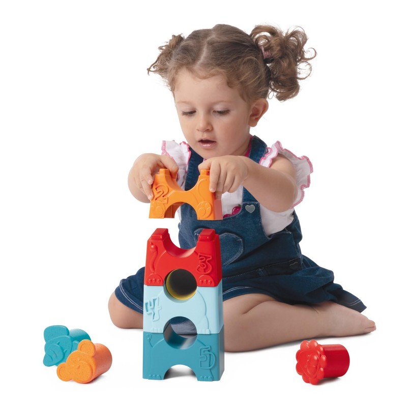 Chicco Eco+ Animal Tower, Stackable Tower and Stacking Moulds, 5