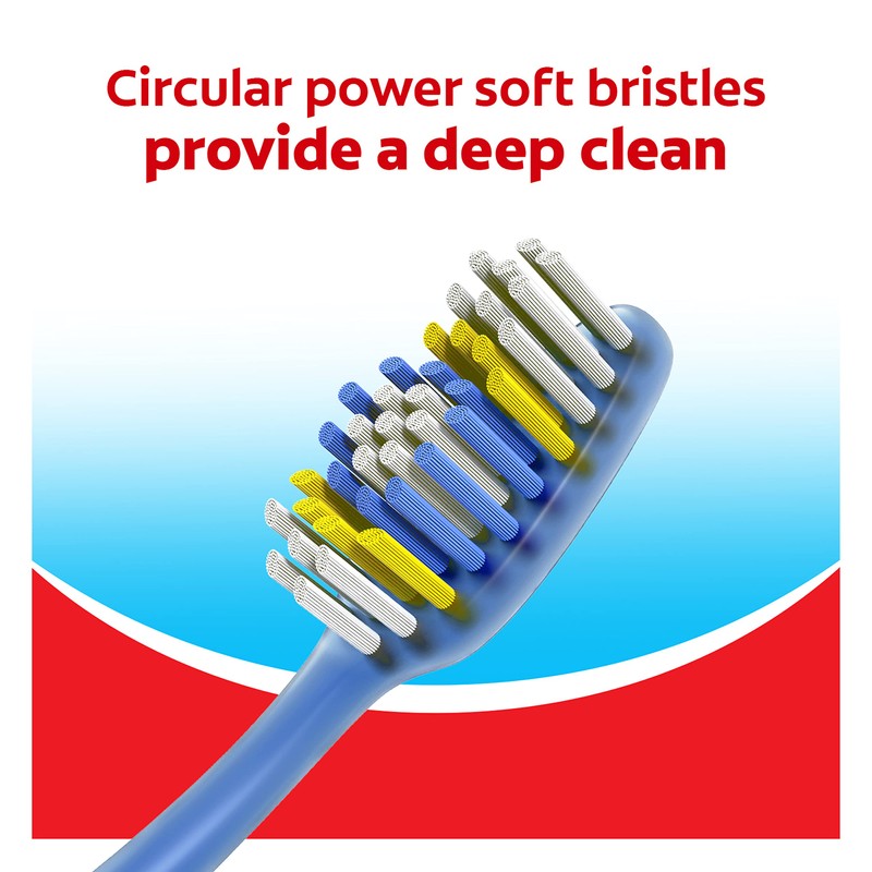 Colgate Extra Clean Full Head Toothbrush, Soft, 6 Pack