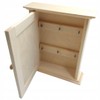 Wooden World - Wooden key cabinet with door key house