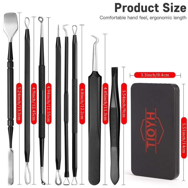 Blackhead Remover, Comedone Squeezer Set, Blackhead Remover, High-Quality Blackhead Remover,