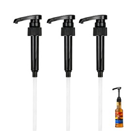 3 PCS Syrup Pump Compatible with Jordans Skinny and Torani, Coffee Syrup Pump Dispenser, Fits 350ml/12.7 Oz Bottles, Accurate Dispensing, with Lockable Design, Easy to Use and Clean, for Syrups Bottle