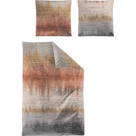 Irisette Bed Linen Fine Flannelette Copper Size 135 x 200 cm (80 x 80 cm)