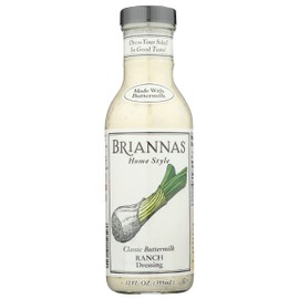 Brianna's Classic Buttermilk Ranch, 12 oz (Pack of 6)