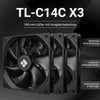 Thermalright TL-C14C X3 CPU Case Fan, 140 mm, PWM Fan,