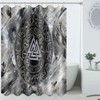 GURETER Viking Knot Shower Curtain, Men's Viking Themed Bathroom Decor