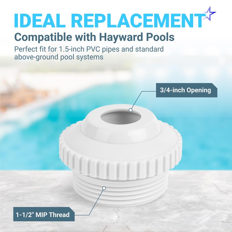 BlueStars Upgraded Pool Jet Nozzles SP1419D Directional Flow Hydrostream Return