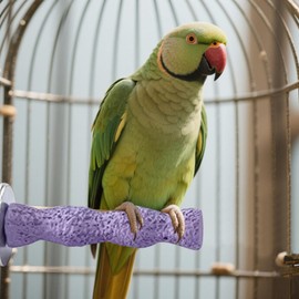 Bird Paw Grinding Stick Toy - Parakeet Cage Perch,Chewing Stick Toys, Exercise Paw Grinding Training for Parrots, Small Budgies, Parakeets, Lovebirds, Cockatiels, Conure