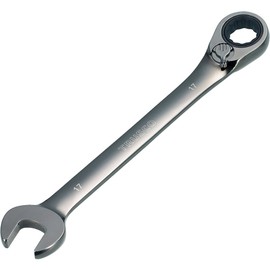 TRUSCO TGRN-13R Switchable Gear Wrench, Combination Type, 0.5 x 0.5 inches (13 x 13 mm), Non-Chrome