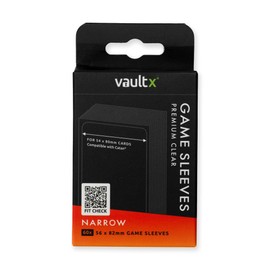 Vault X Narrow (Catan) Board Game Sleeves for Cards of 54x80mm Protect, Preserve with Non-PVC Anti-Static Fitted Sheath (60pcs)
