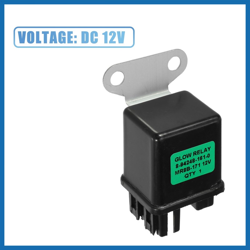 A ABSOPRO No.8942481610/8942481610 Preheating Glow Plug Relay for Yanmar 12V