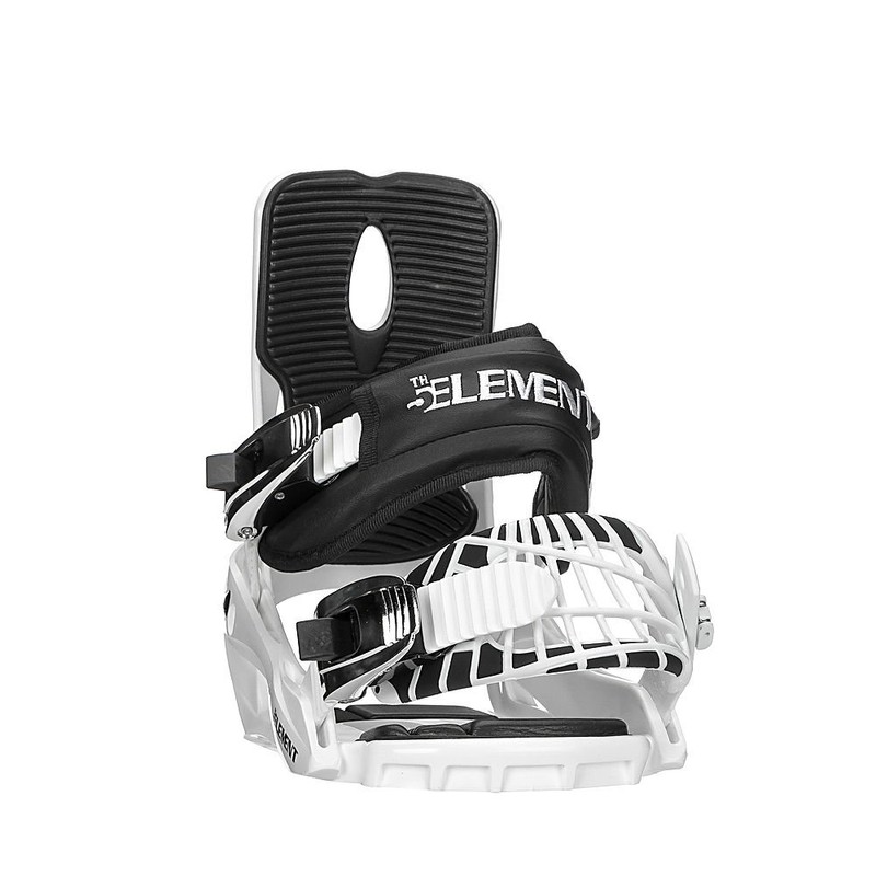 5th Element Stealth 3 Snowboard Bindings (White-Small)