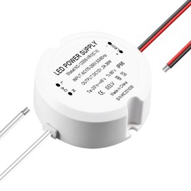 LED Transformer 12 V 36 W 3 A: Mini Power Supply 12 V, Transformer 230 V to 12 V, Small Transformer Waterproof IP67, Constant Voltage Transformer 230 V to 12 V Power Supply for LED Strips