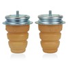 Stop Buffer Rubber Bearings 2 Pieces Spring Plate Stop Buffer