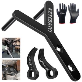 New Upgraded Lower Control Arm Pry Tool, Suspension Removal, Bar Wrench Adapter Head, Casing Removal and Pry Bar Adapter Tool Set Designed for Use with 1/2" Drive Extension Breaker Bars (Style A)