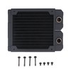 Water Cooling Radiator 14 Pipeline Red Copper Fin G1/4 Thread