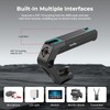 SMALLRIG 軽量NATOクランプトップハンドル 小型カメラトップグリップわずか119g ARRI用の位置決め穴付きハンドグリップとコールドシューマウント2つ NATOレール内蔵カメラケージ用 5977