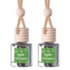 Scented Car Freshener 2 Pack - Long-lasting Fragrance:_Fresh Linen