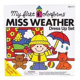My First Colorforms Miss Weather Set